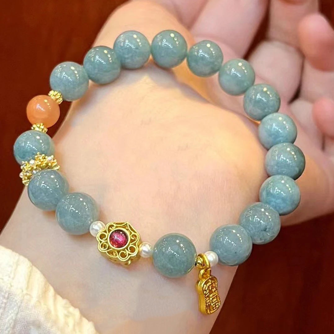 Green Jade Bangle Bracelet