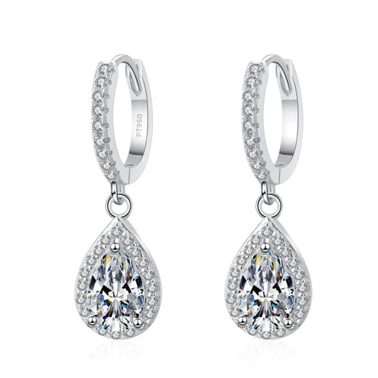 1/2ct Moissanite Diamond Earrings