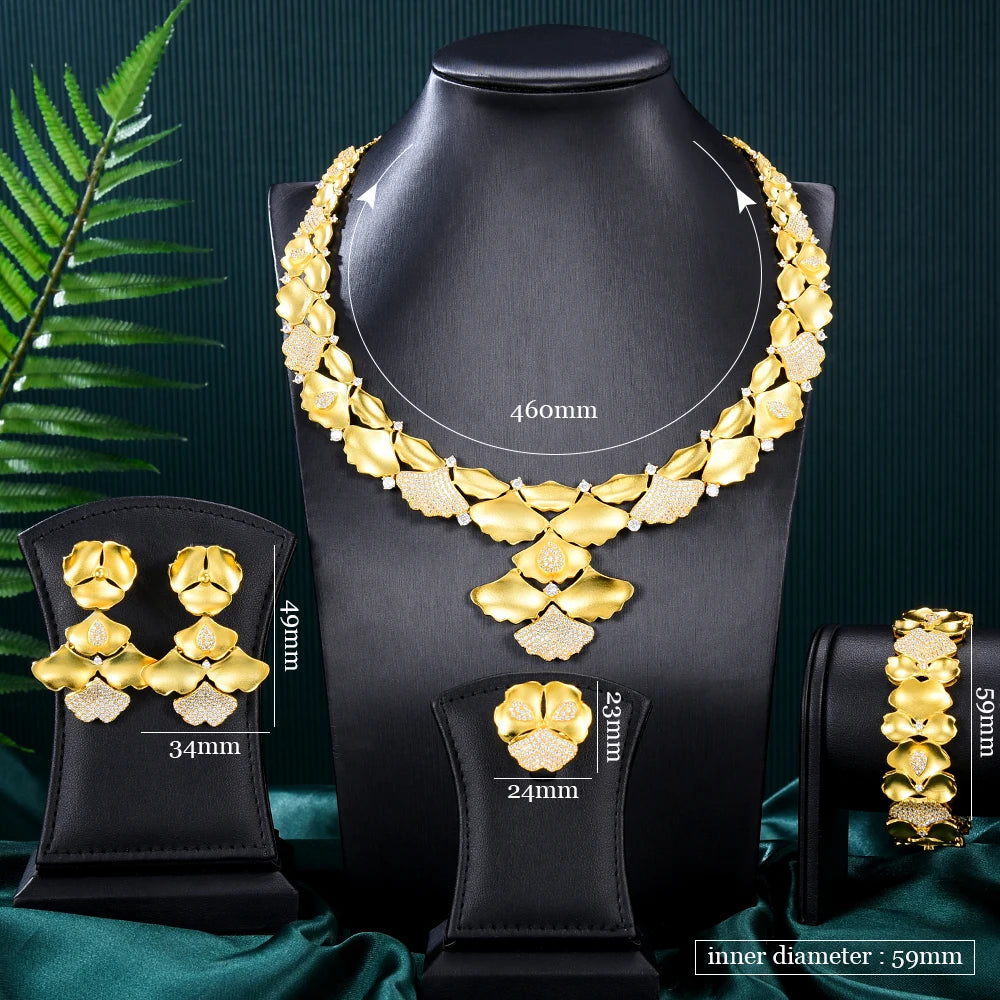 Luxury Wedding Party Bridal Jewelry Sets Best Gorgeous Gift