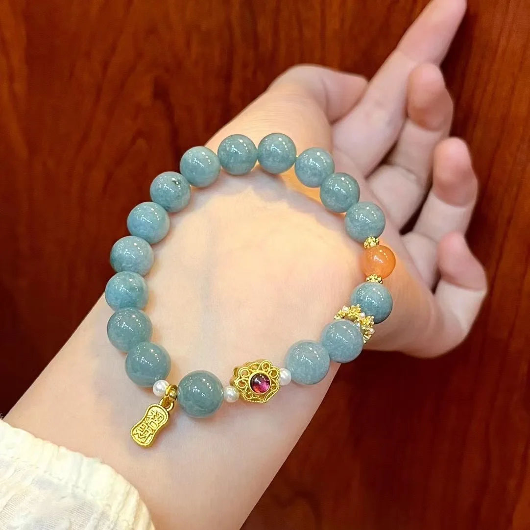 Green Jade Bangle Bracelet
