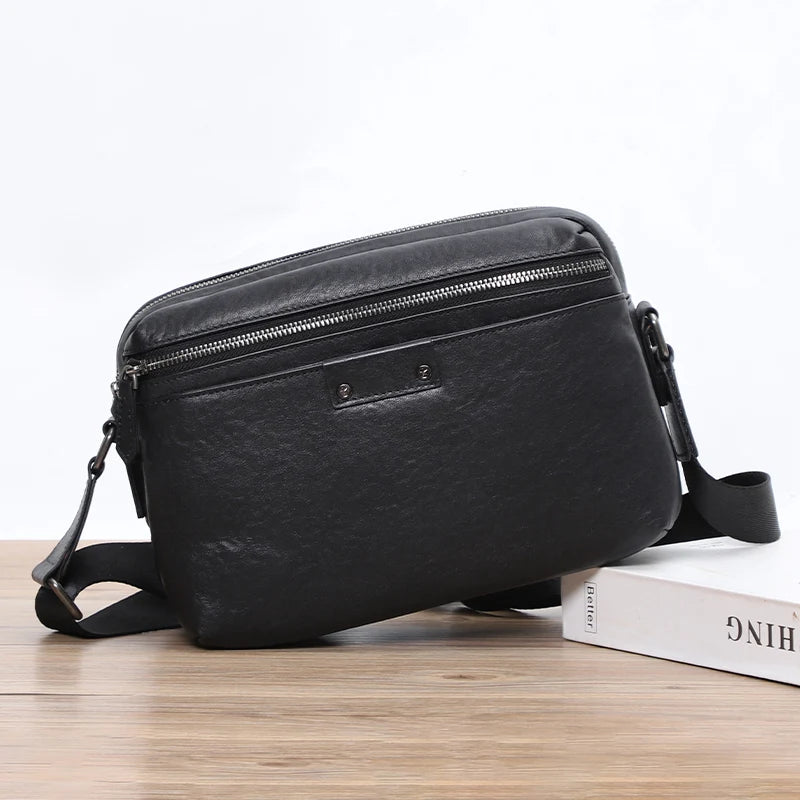 Men's Genuine Leather Messenger Bag Top Quality Men Bags