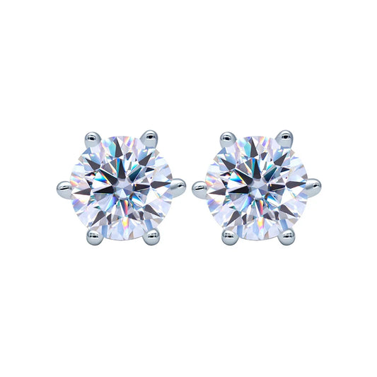 3ct  Moissanite Stud Earrings