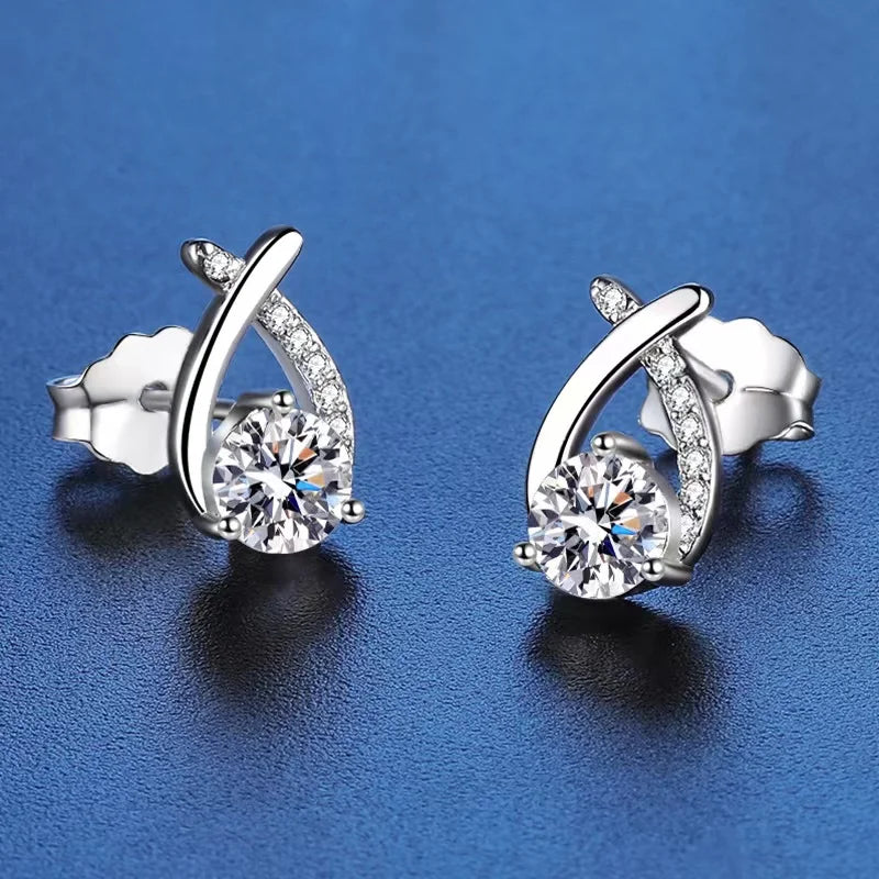 0.5ct  Moissanite Stud Earrings