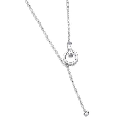 0.17ct Moissanite Pendant Necklace