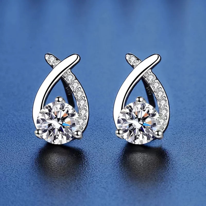 0.5ct  Moissanite Stud Earrings