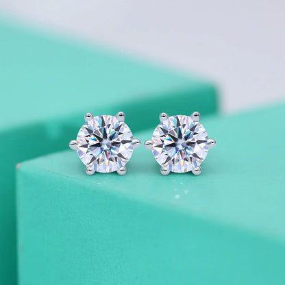 3ct  Moissanite Stud Earrings