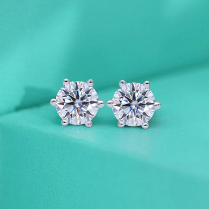 3ct  Moissanite Stud Earrings