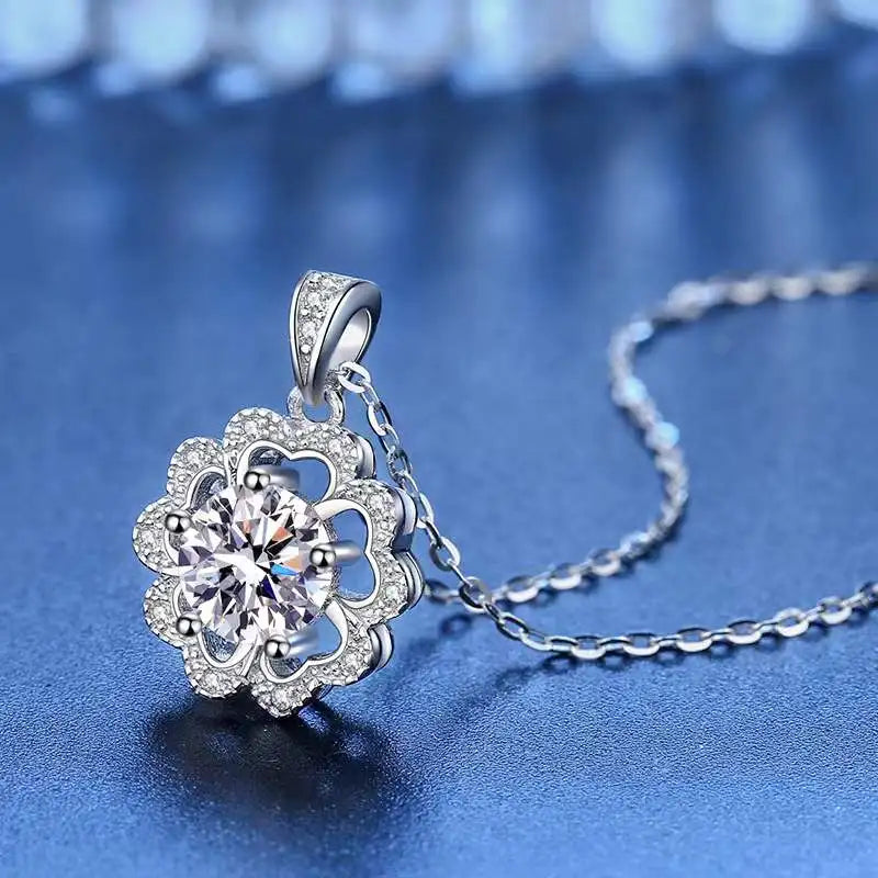 1 Carat Moissanite Necklace