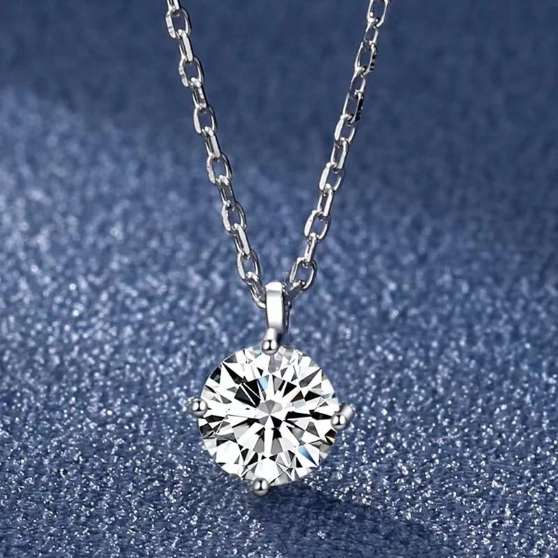 1 Carat Moissanite Necklace