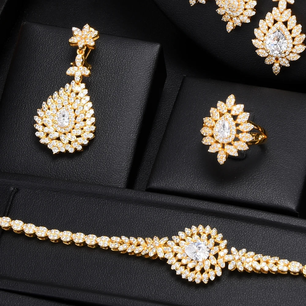 Luxury Nigerian Jewelry Set Dubai Bridal