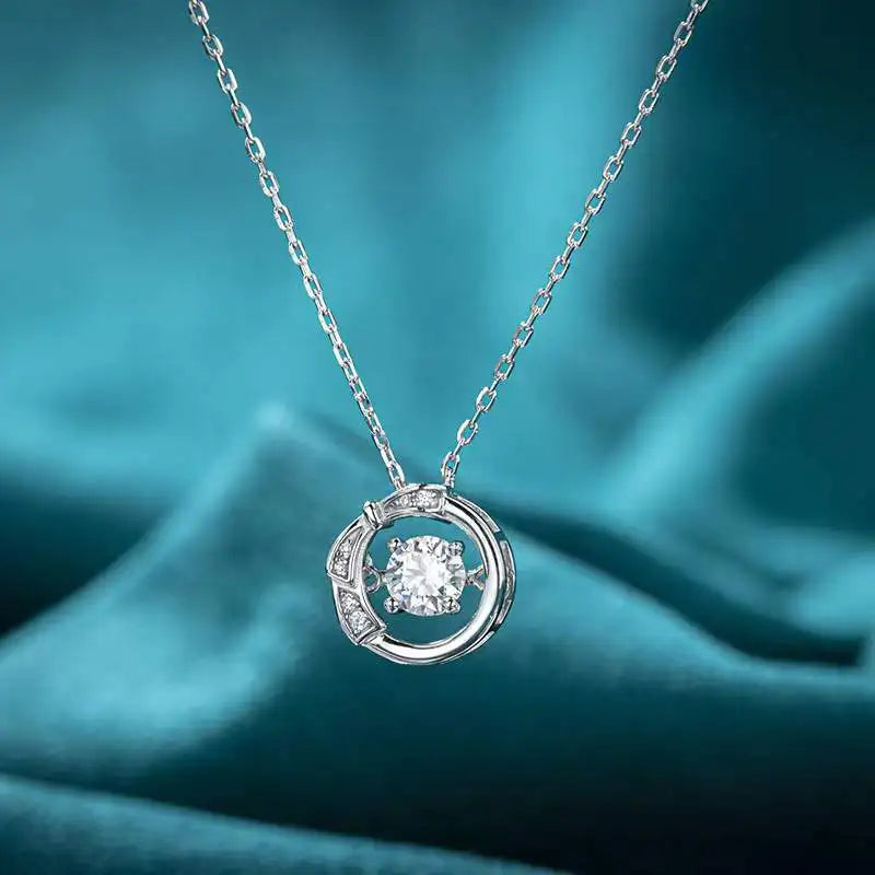 1 Carat Moissanite Necklace