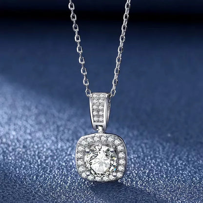 1 Ct Moissanite Necklace