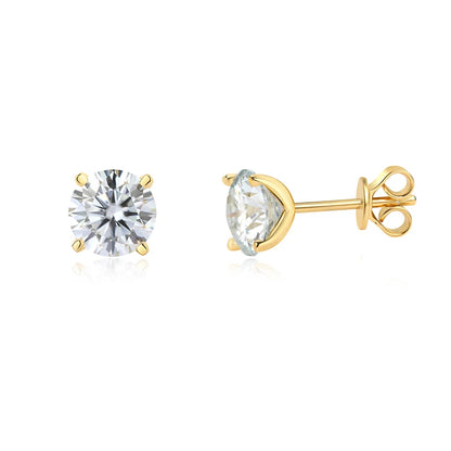 0.2-1ct Moissanite Stud Earrings