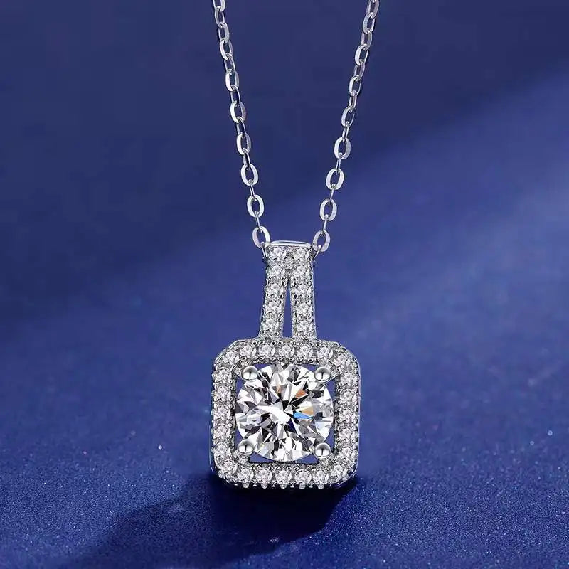 1ct Moissanite Necklace