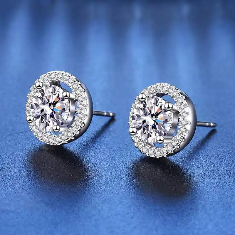 0.5ct Moissanite Stud Earrings