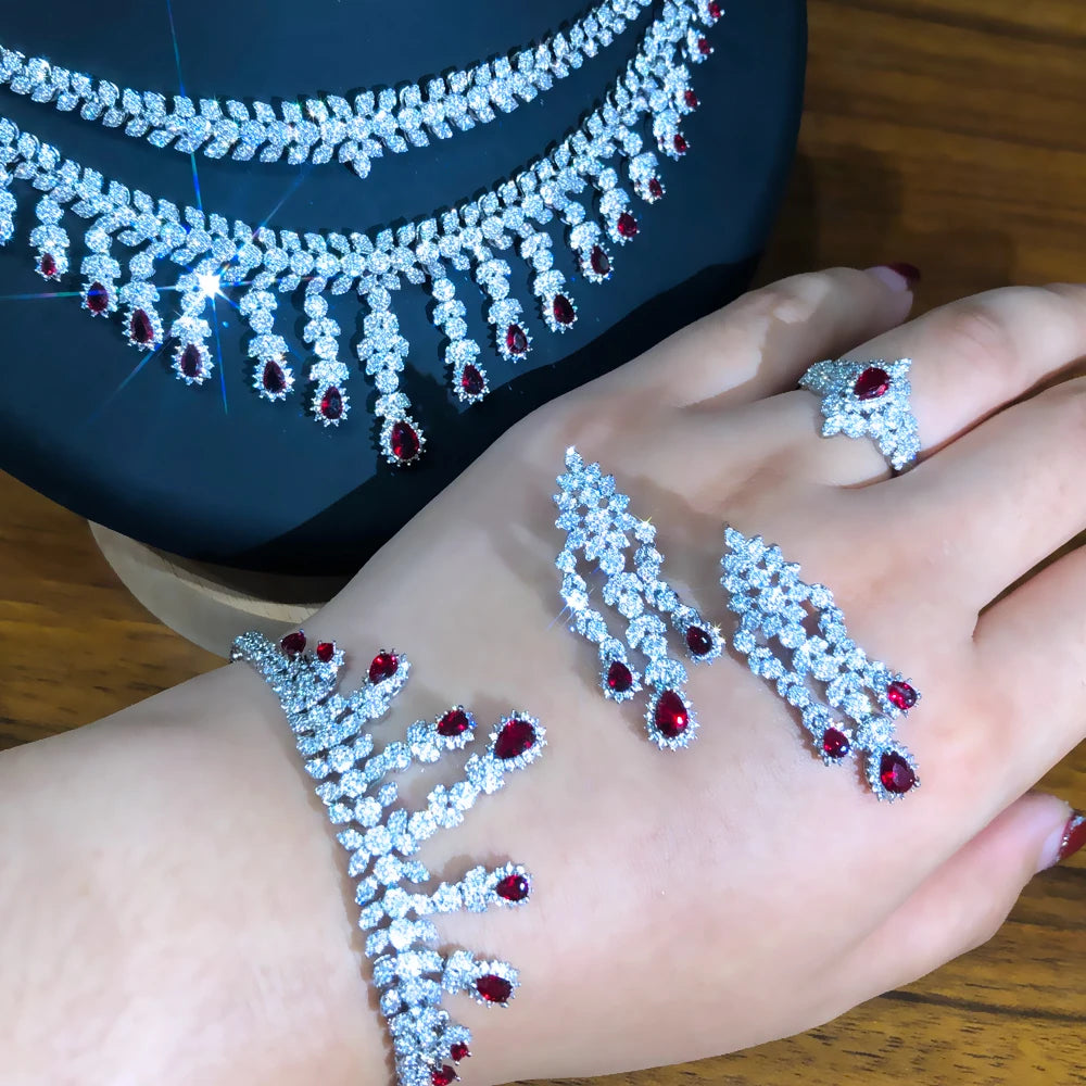 Big Statement African Dubai Bridal  Jewelry set