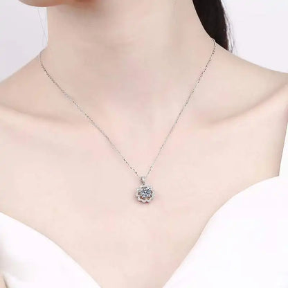 1 Carat Moissanite Necklace