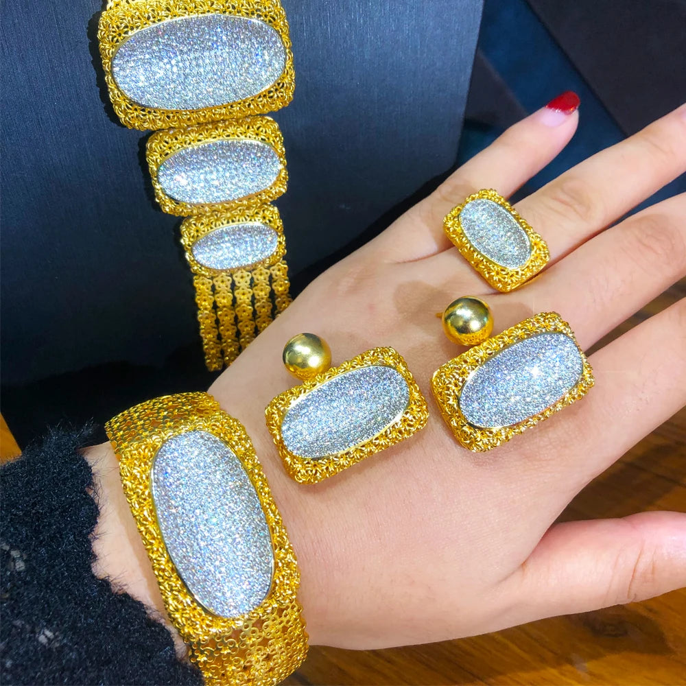 Luxury Bridal Wedding Dubai jewelry Sets
