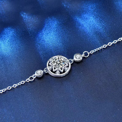 0.5ct Moissanite Chain Bracelet