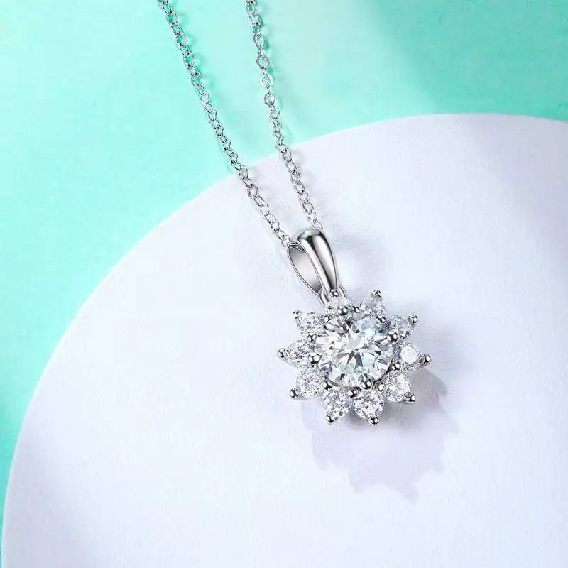 1 Carat Moissanite Necklace