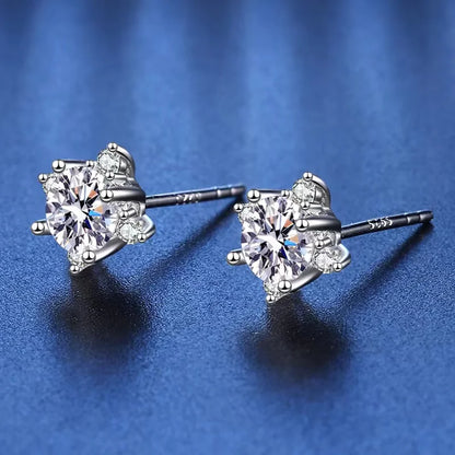 Moissanite Stud Earrings