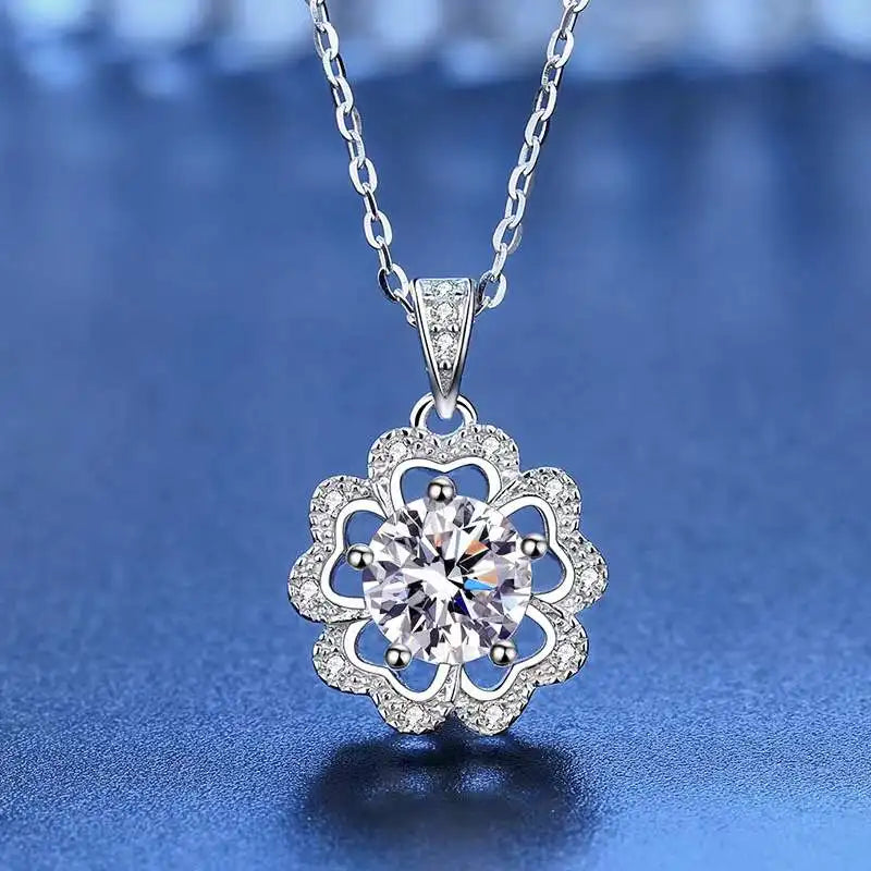 1 Carat Moissanite Necklace