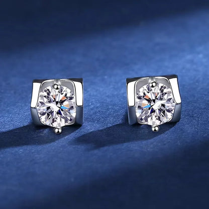 Stud Earrigns Moissanite