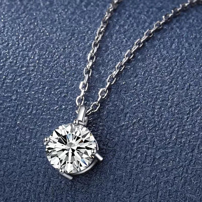 1 Carat Moissanite Necklace