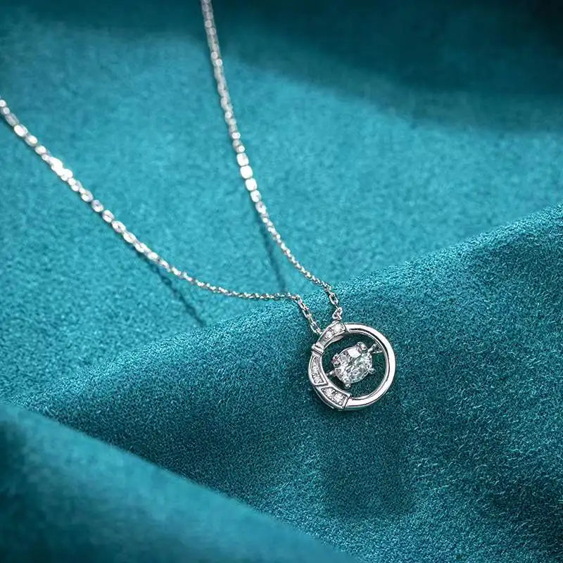 1 Carat Moissanite Necklace