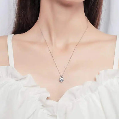 1 Carat Moissanite Necklace