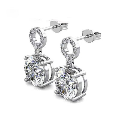 2ct Moissanite Stud Earrings