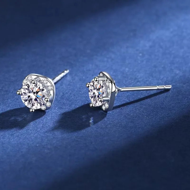 Moissanite Stud Earrings