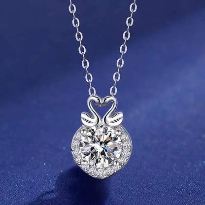 1 Carat Moissanite Necklace