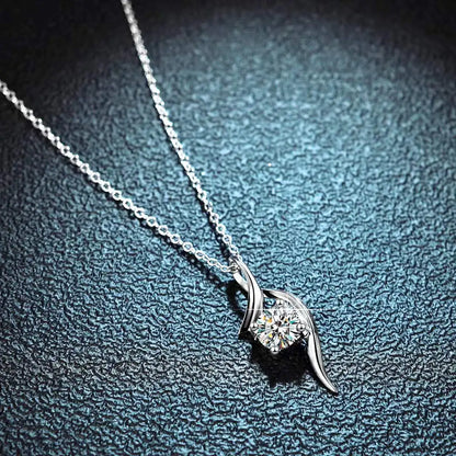 1 Carat Moissanite Necklace