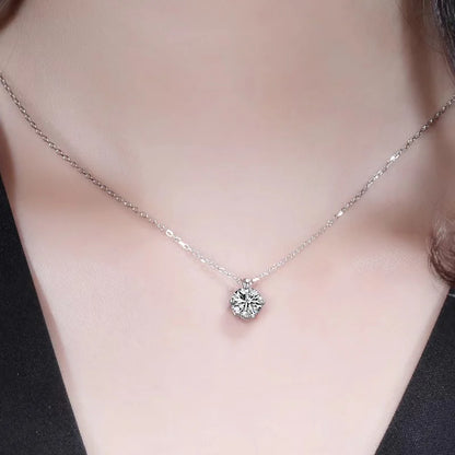 1 Carat Moissanite Necklace