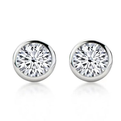 0.5/1 Carat Moissanite Bubble Earrings