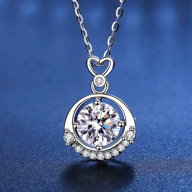 1ct Moissanite Necklace