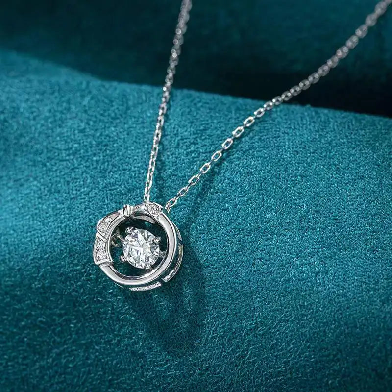 1 Carat Moissanite Necklace