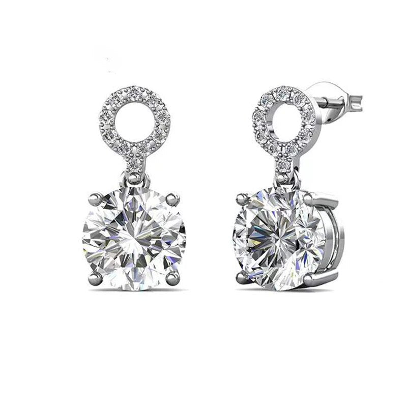 2ct Moissanite Stud Earrings