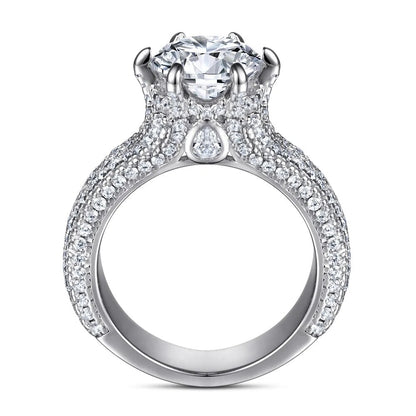 2 Ct Moissanite Diamond Engagement Ring