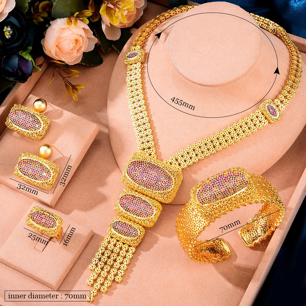 Luxury Bridal Wedding Dubai jewelry Sets