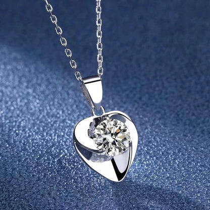 1 Carat Moissanite Necklace