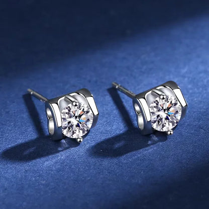 Stud Earrigns Moissanite