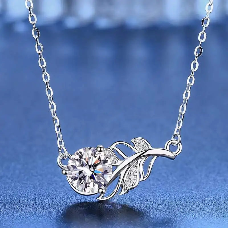 1 Carat Moissanite Necklace