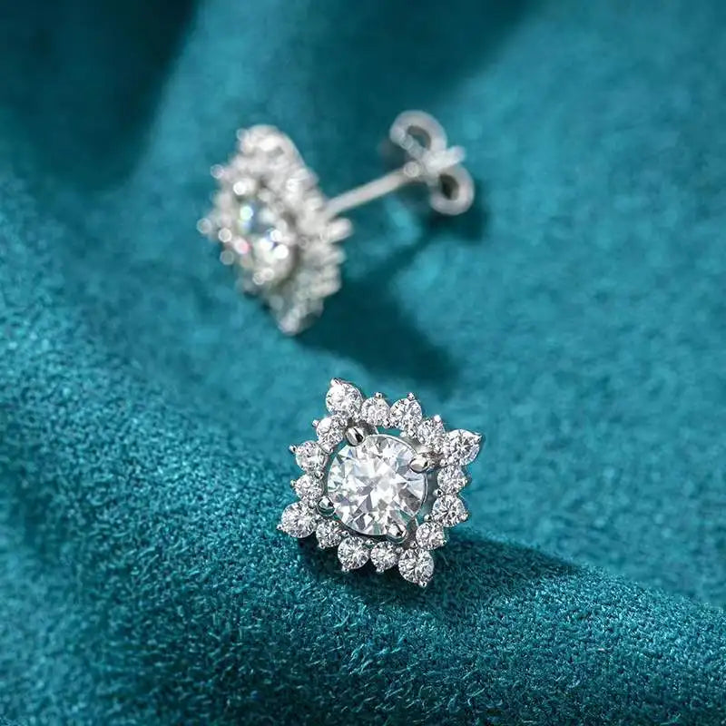 0.5 Carat Moissanite Earrings