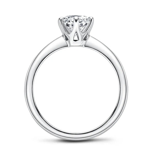 2 Carat Moissanite Diamond Ring