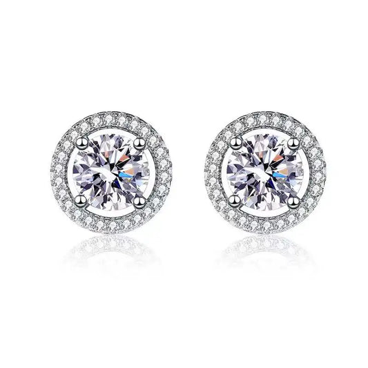 0.5ct Moissanite Stud Earrings