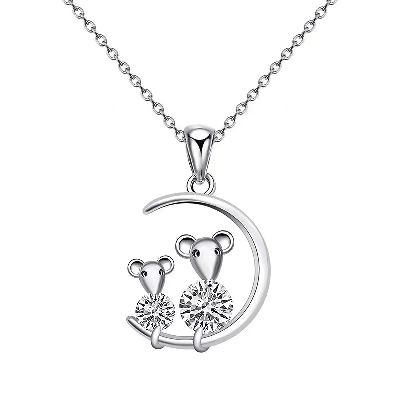 Moissanite Diamond Pendant Necklace