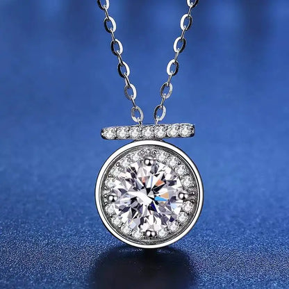 1 Carat Moissanite Necklace