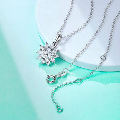 1 Carat Moissanite Necklace